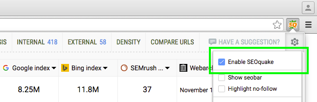 Liste déroulante d'options rapide